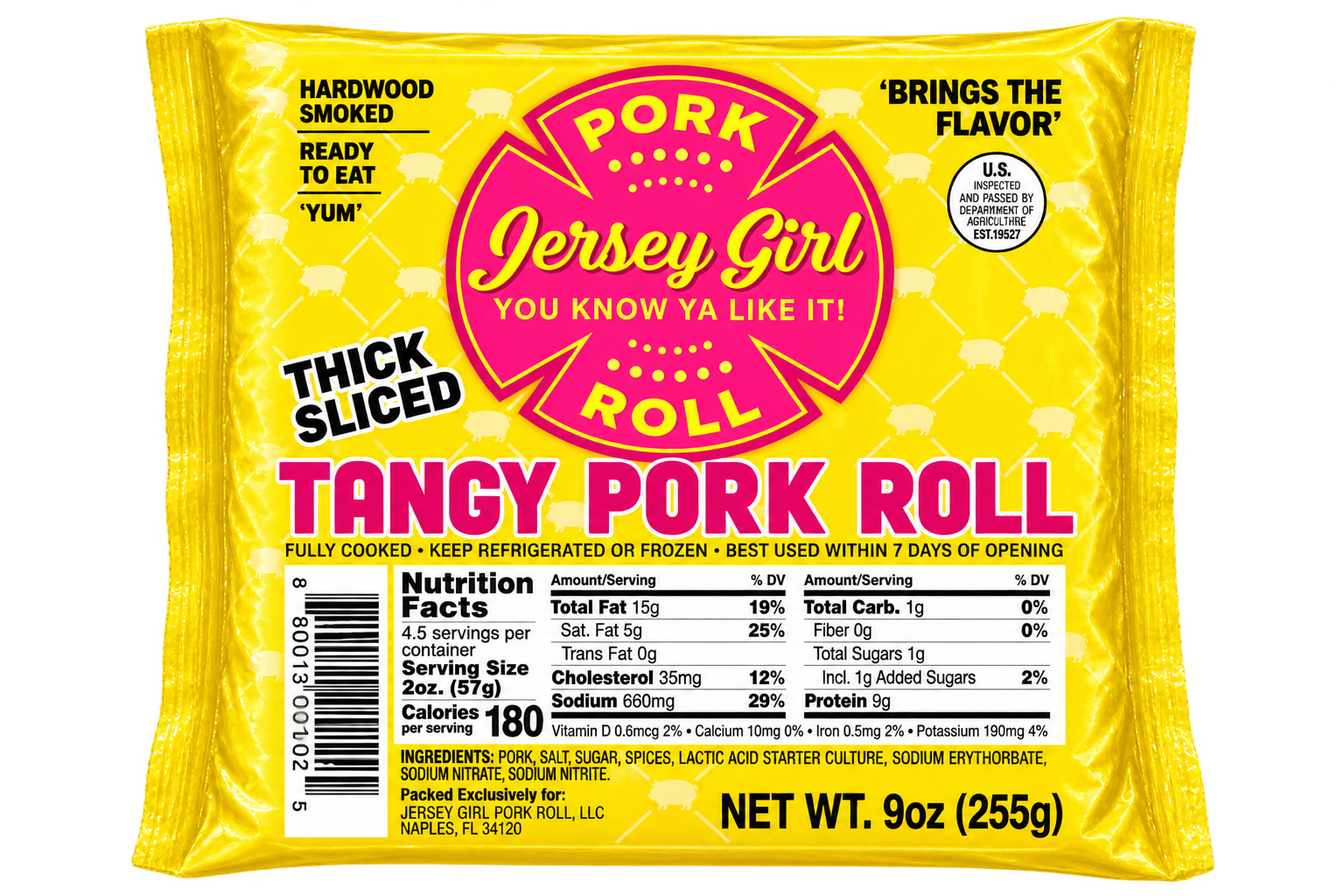 Tangy 9 oz thick sliced pack