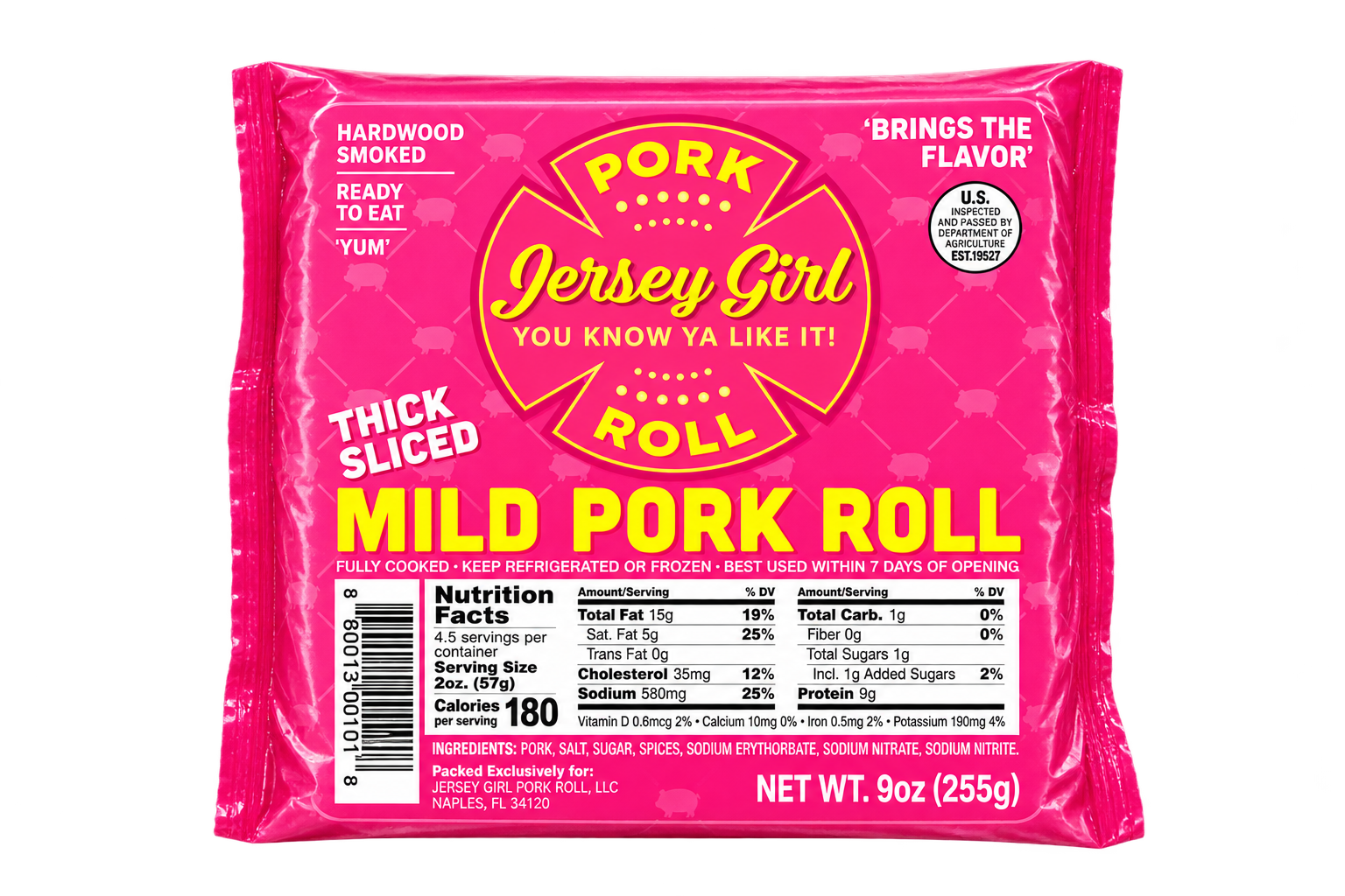Mild 9 oz thick sliced pack